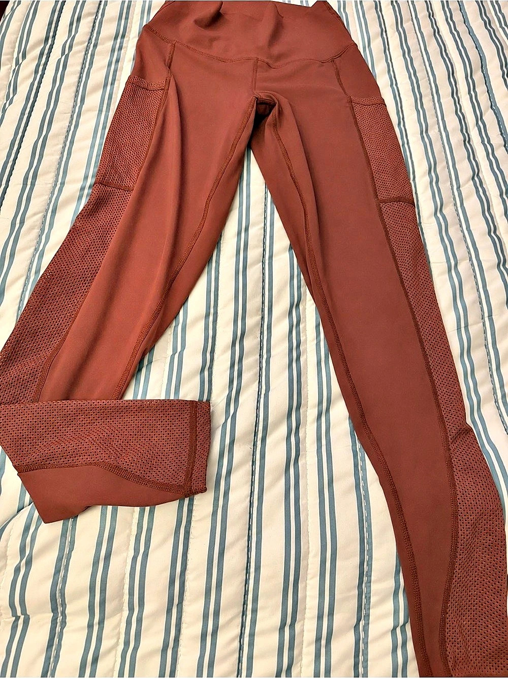 aerie Chill Play Move Pocket Leggings Brown Small